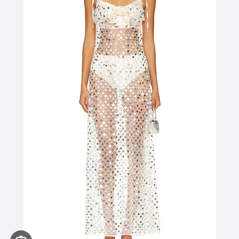 For Love and Lemons Charelle Sequin Maxi Dress